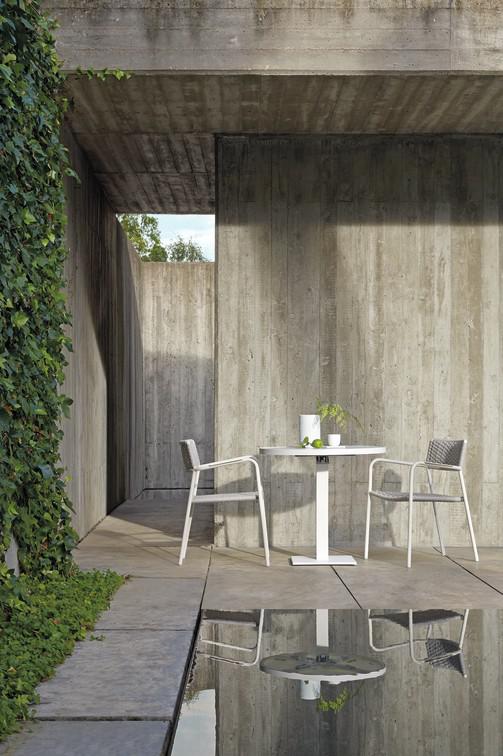 MNST32 Стул белый веревка 11мм серебристый Manutti Echo - Вид №37