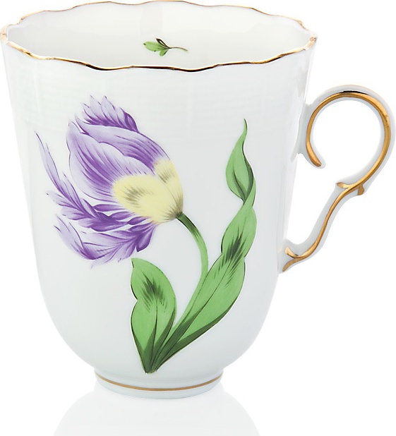 103354 Herend Чашка для шоколада 150мл "Китти" (фиолетовая) Фарфор, Керамика 