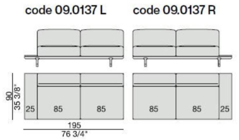 Porada Модульный тканевый диван с вещевым ящиком Eighteen sun-id-1365862 - Вид №27
