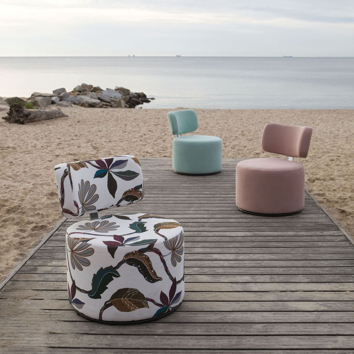 Кресло MOKKA мятнное SITS MOKKA 192196 Голубой  - Вид №5