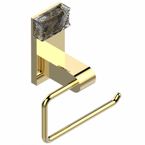 U5F-538A Бумагодержатель настенный без крышки Thg-paris Vegetal Золото