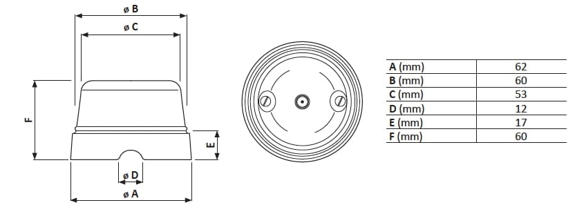 ТВ коаксиальный разъем женский / мужской GI Gambarelli White Italy ARCH-00036202 - Вид №6
