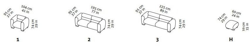 brühl Кожаное кресло с подлокотниками Sumo sun-id-1508591 - Вид №5