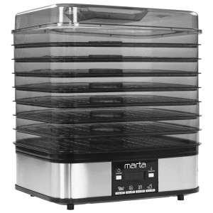 9921959 Сушилка для овощей и фруктов MARTA MT-FD1887A черный