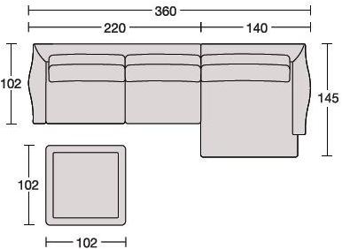 CTS SALOTTI Модульный тканевый диван Open sun-id-1461656 - Вид №7