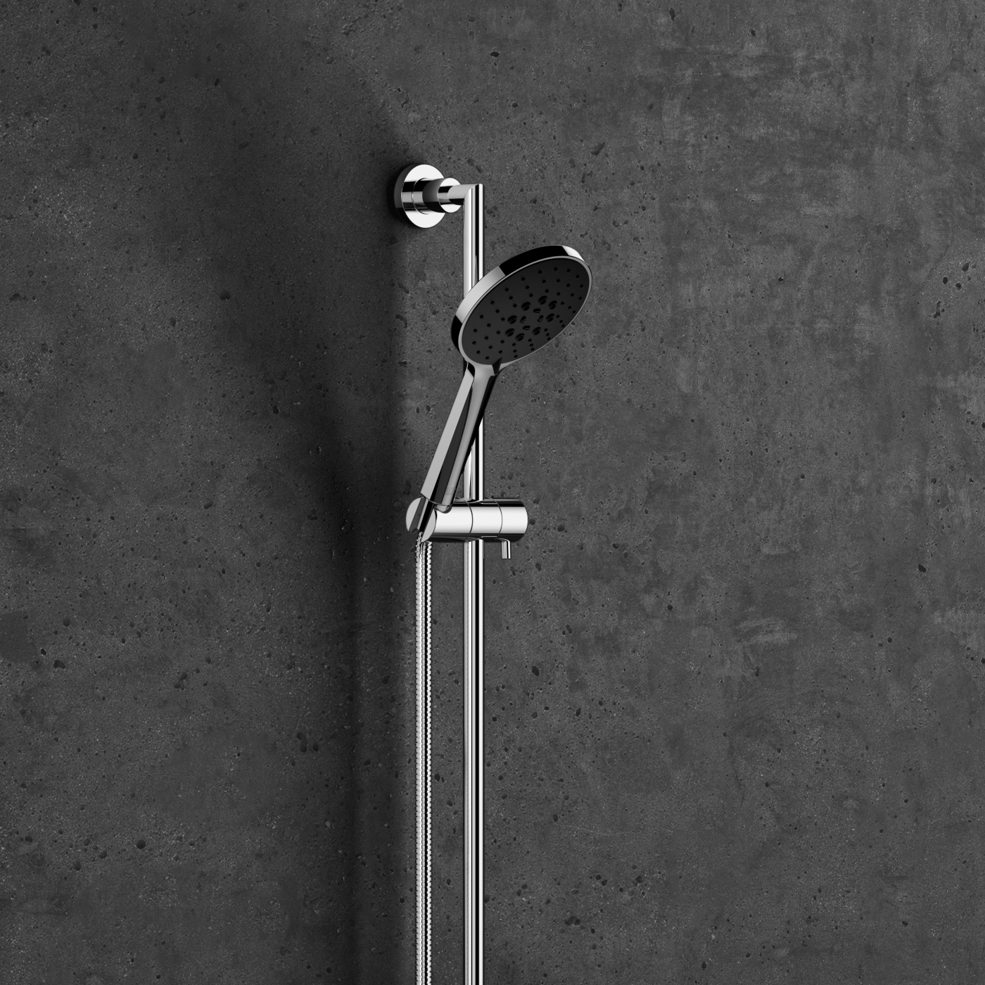 ТАРА Душевой набор без ручного душа - Темный Хром DornBracht Tara 26413892-19 - Вид №1