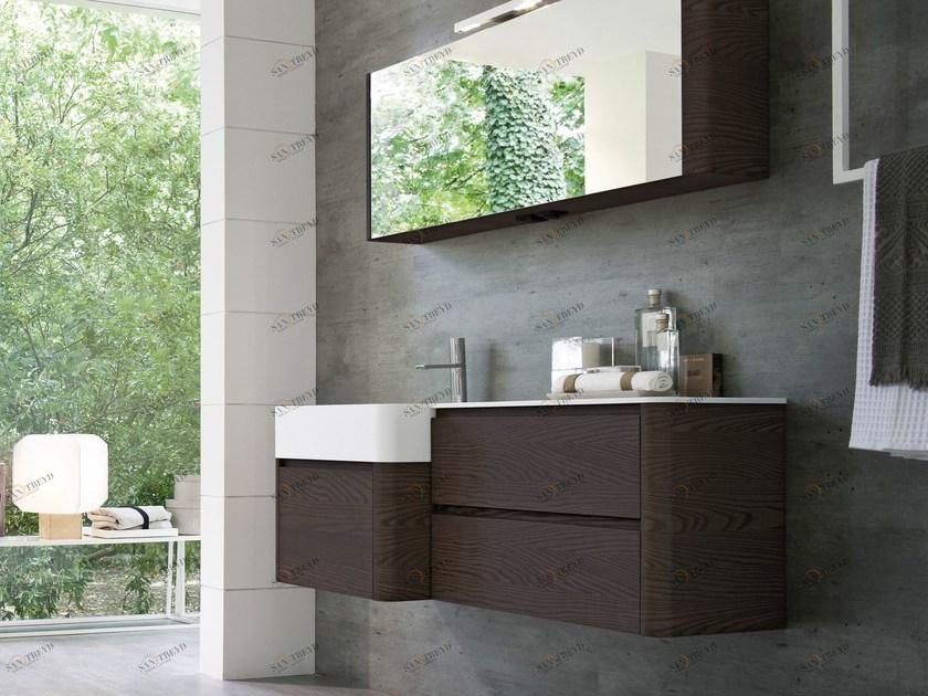 Ideagroup Тумба под умывальник подвесная одинарная My seventy plus sun-id-1390797