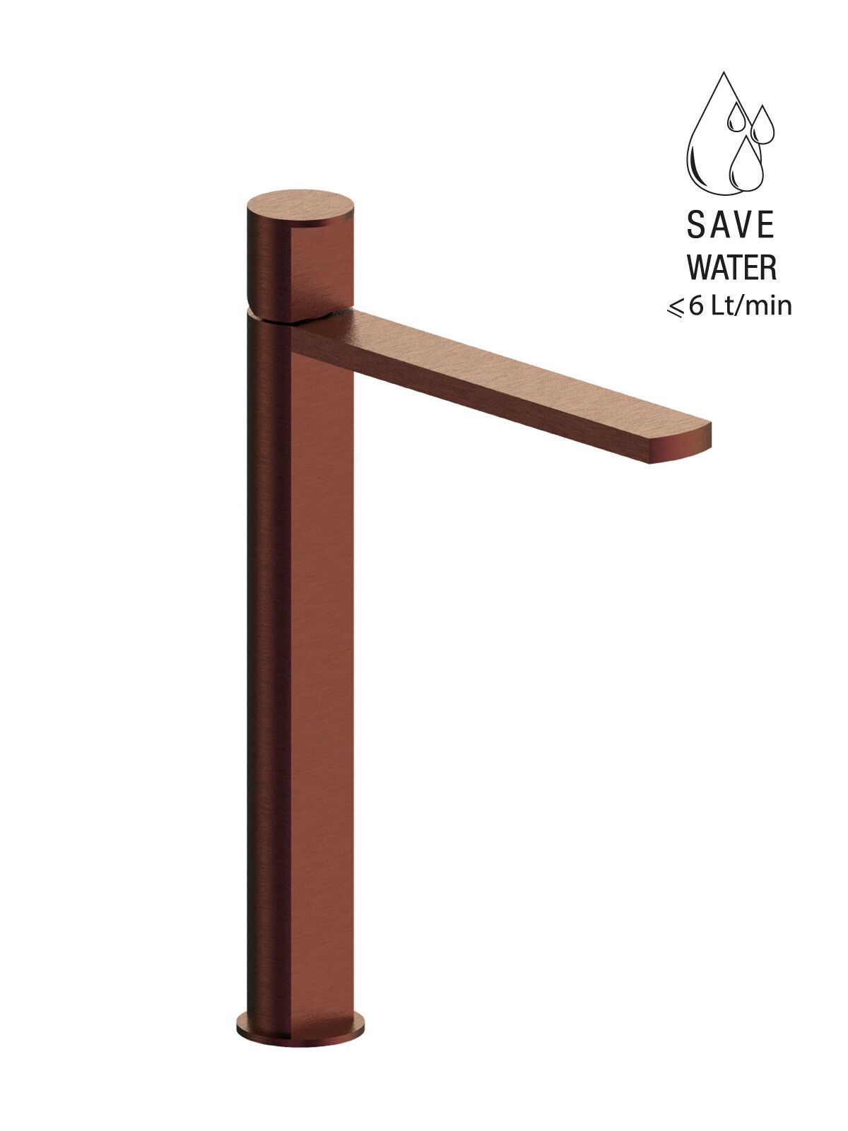 Смеситель для раковины из нержавеющей стали с одной ручкой Rubinetterie Frattini Borgia ARCH-00056493 - Вид №6