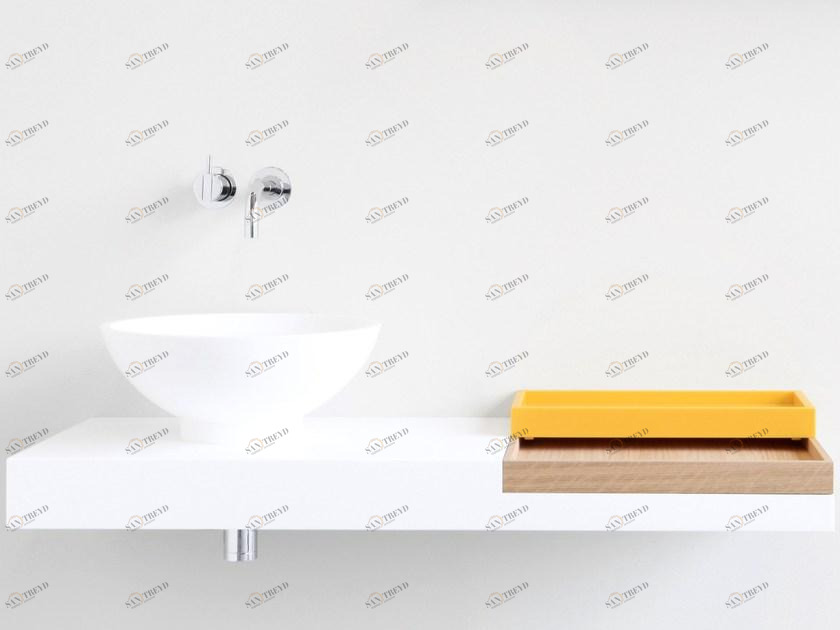 Накладная раковина на столешницу  овальная Not Only White FLAT sun-id-1348578