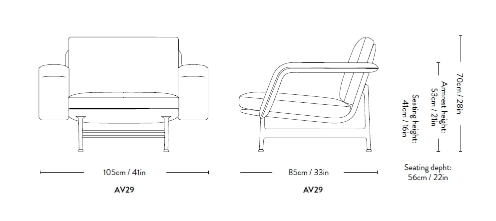 Тканевое кресло с подлокотниками &Tradition Meantime ARCH-00007675 - Вид №9