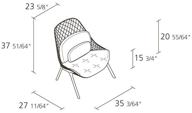 Alias Садовое кресло из стали с порошковым покрытием Gran kobi sun-id-1398329 - Вид №6