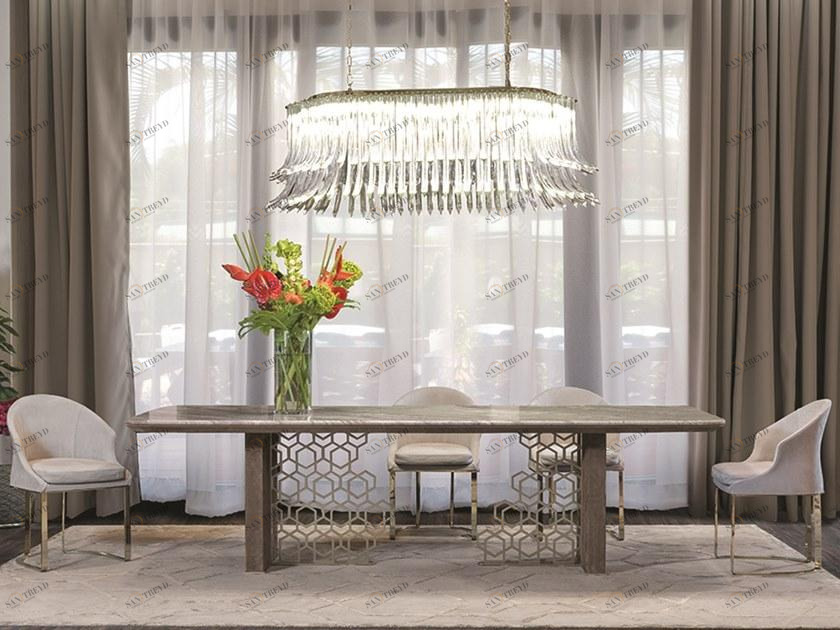 Longhi Прямоугольный мраморный стол Loveluxe 2017 – essence collection U 165