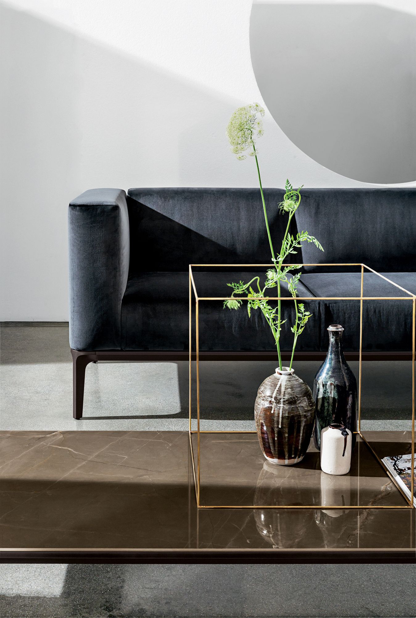 3-местный тканевый диван Sovet Italia тонкий ARCH-00106631 - Вид №2