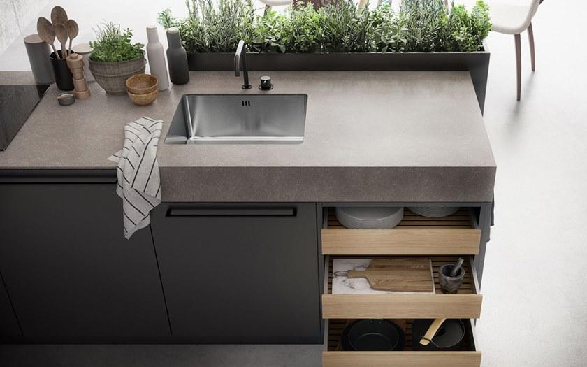 SieMatic Кухня с полуостровом и открытым шкафом sun-id-1461757 - Вид №3
