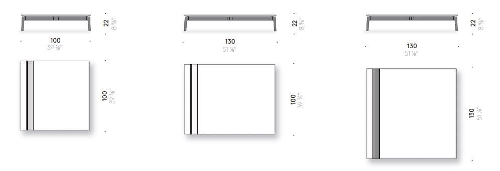 Квадратный журнальный столик DE PADOVA Everyday Life ARCH-00080855 - Вид №4