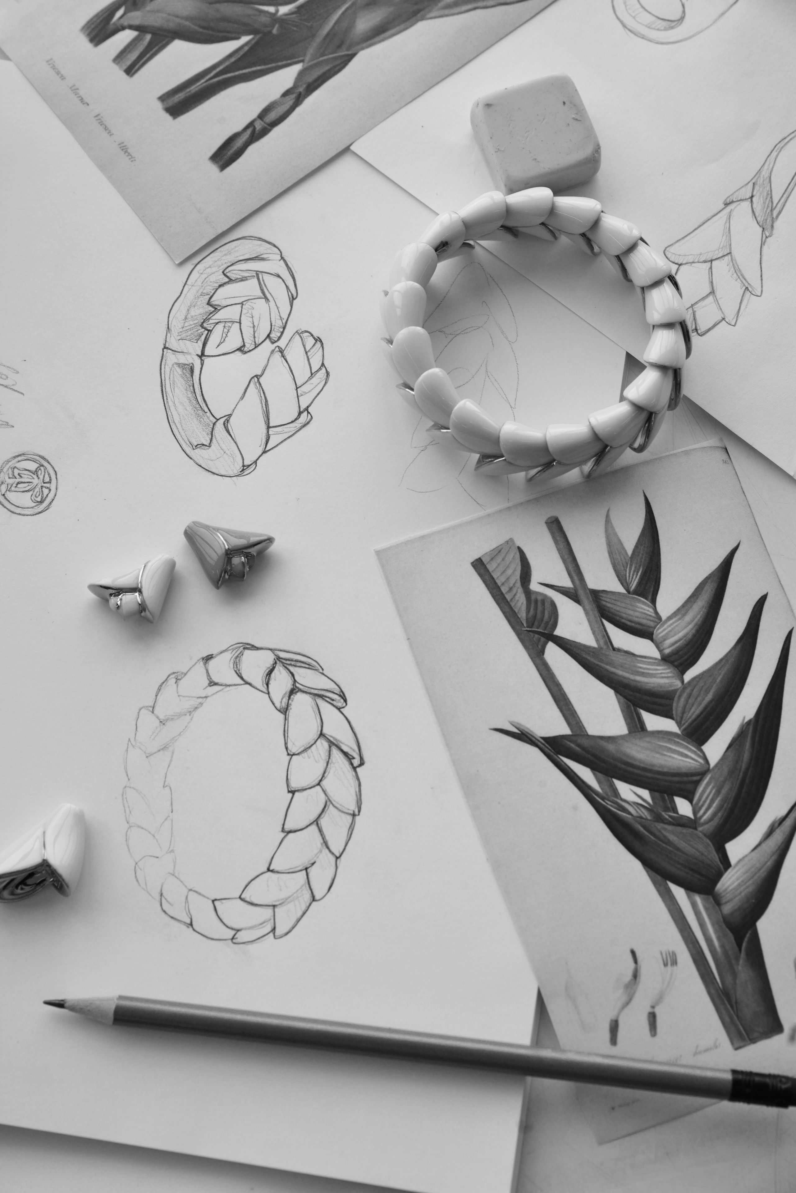 Фарфоровый браслет Lladró Heliconia ARCH-00110909 - Вид №4