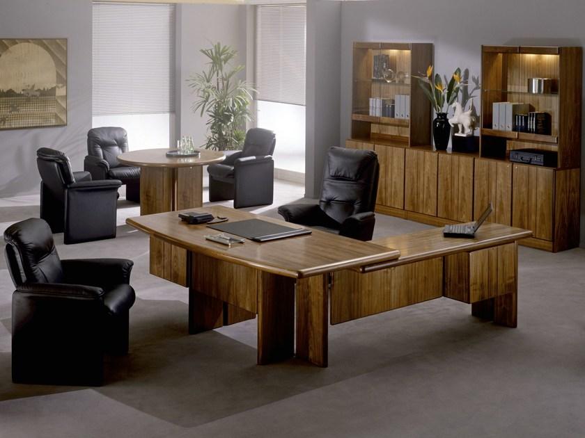 Dyrlund Исполнительный угловой письменный стол из дерева Commodore sun-id-1508594 - Вид №2