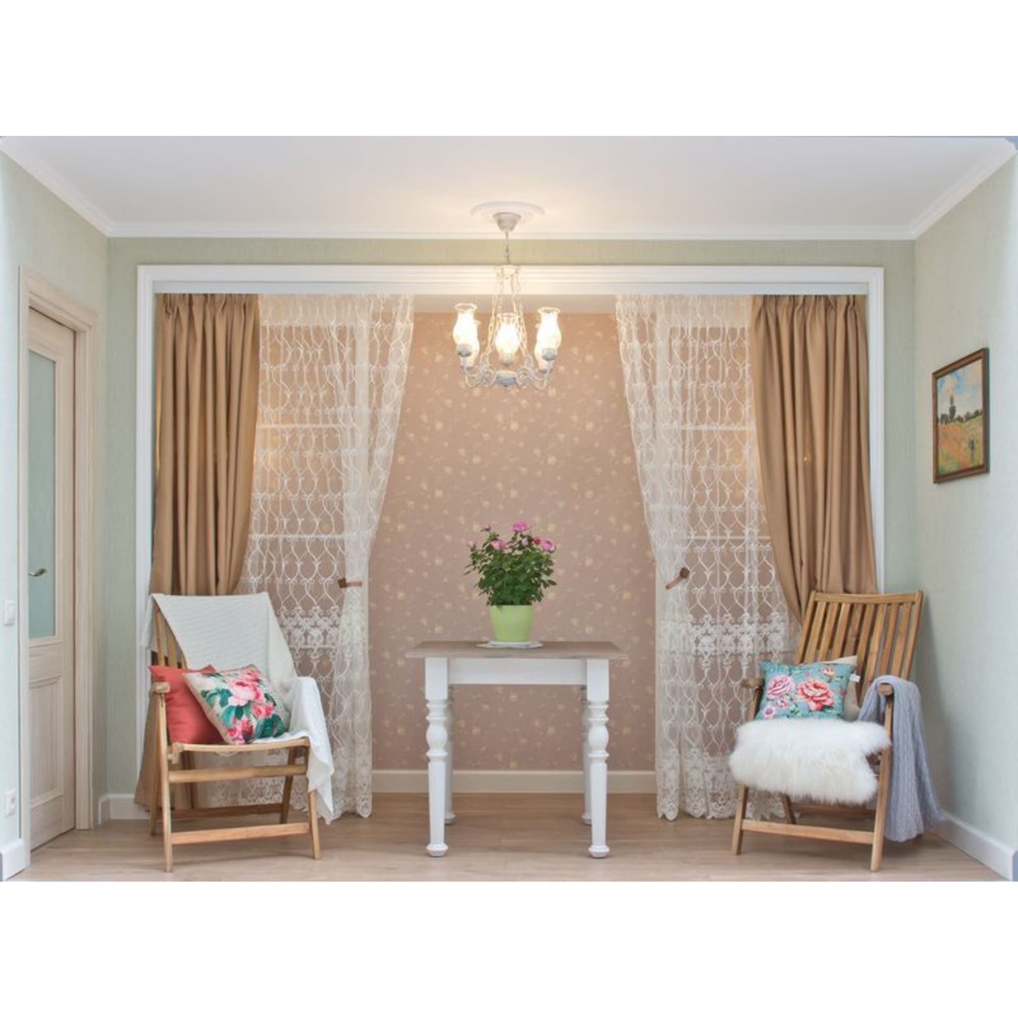 16984382 Молдинг настенный С18/20 200х2 см цвет белый Santreyd  - Вид №3