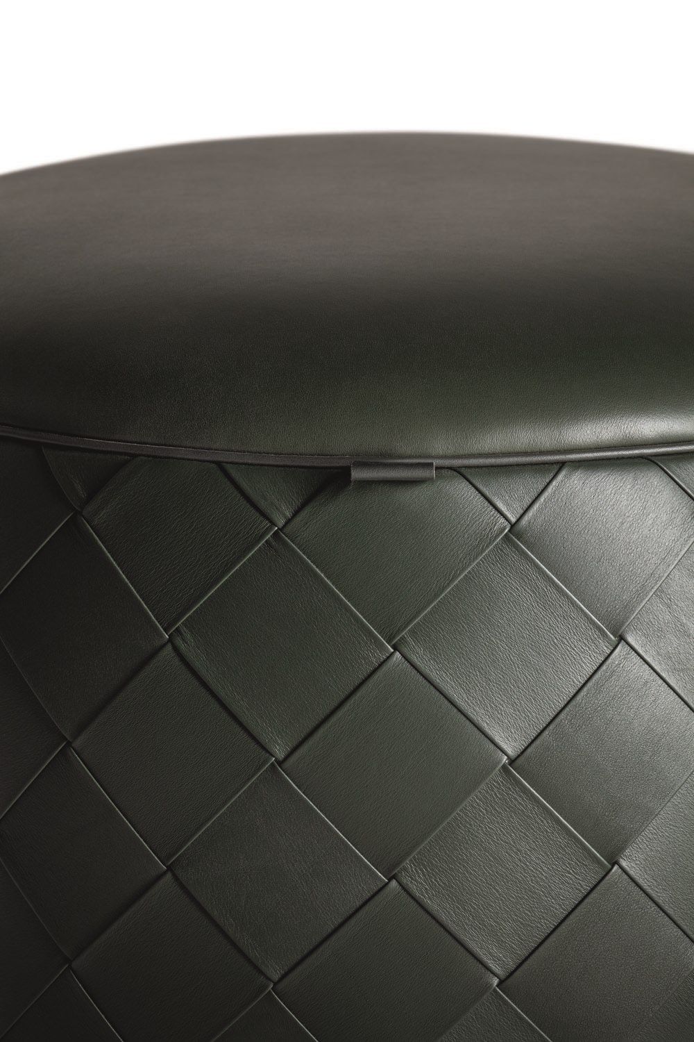 Овальный кожаный пуф Poltrona Frau коллекция-мебель и аксессуары ARCH-00149509 - Вид №7
