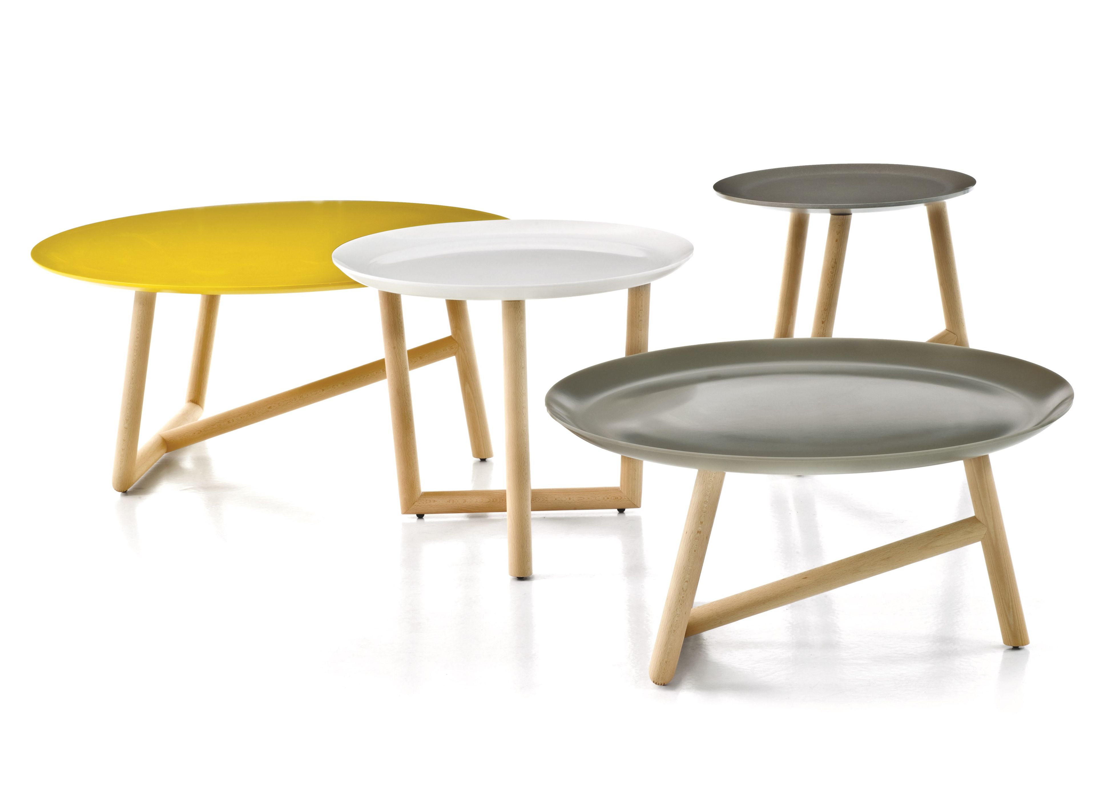 Круглый деревянный журнальный столик MOROSO Klara ARCH-00126242 - Вид №1