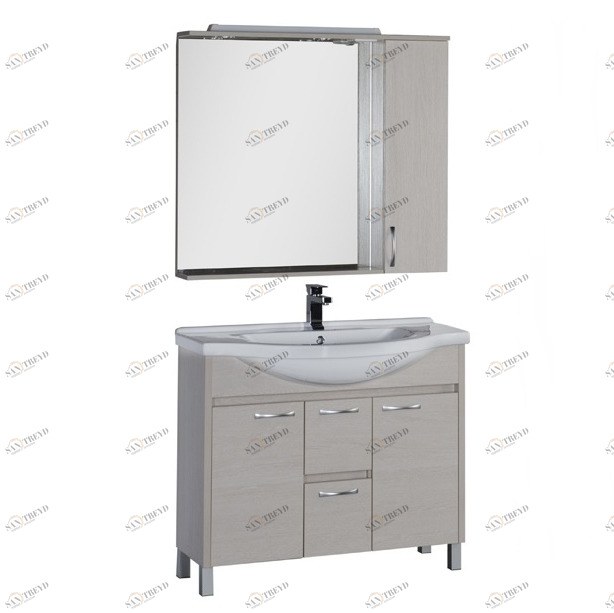 Комплект мебели Aquanet Донна 100 белый дуб 00169194