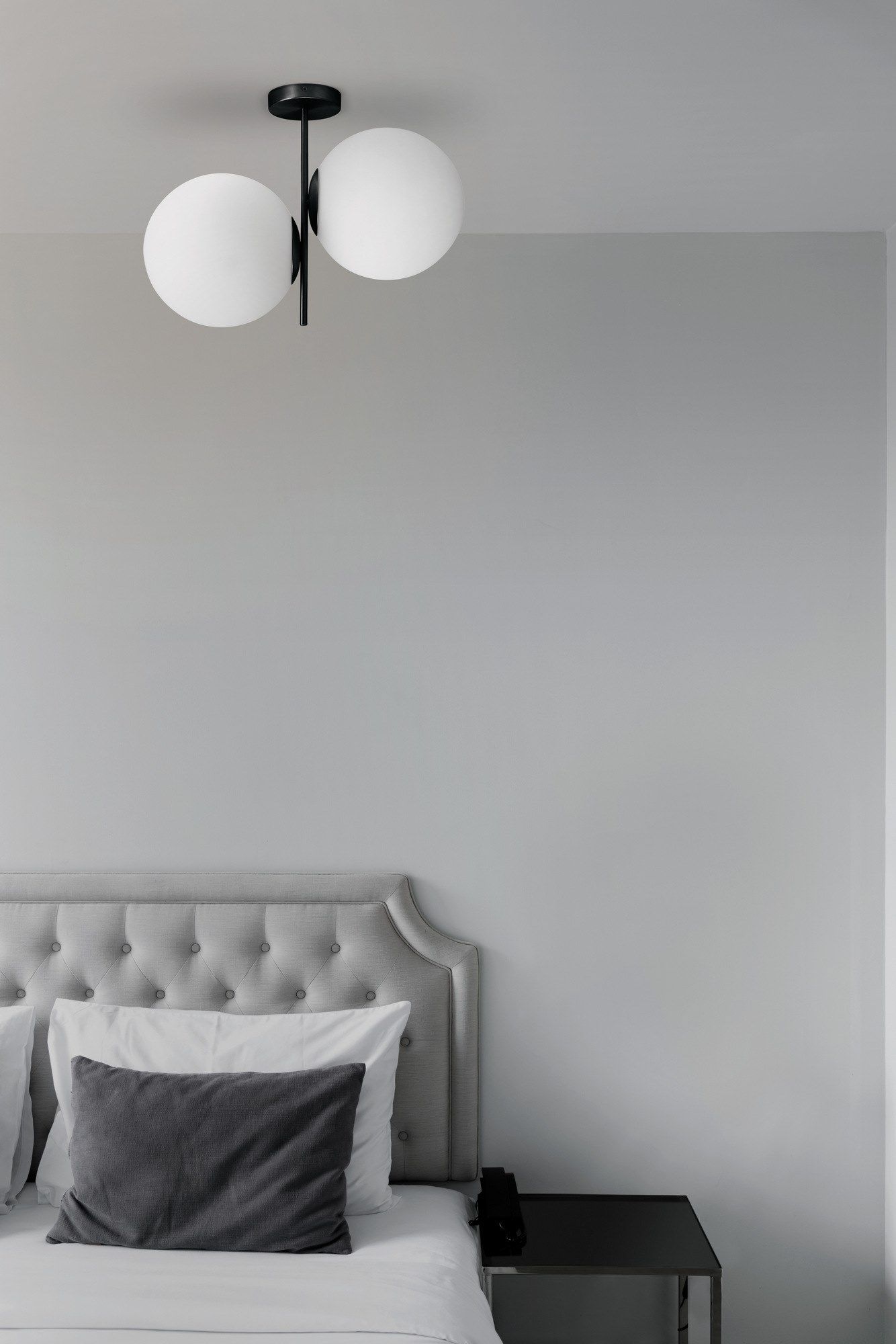 Потолочный светильник из опалового стекла и металла Miloox Jugen ARCH-00152256 - Вид №5