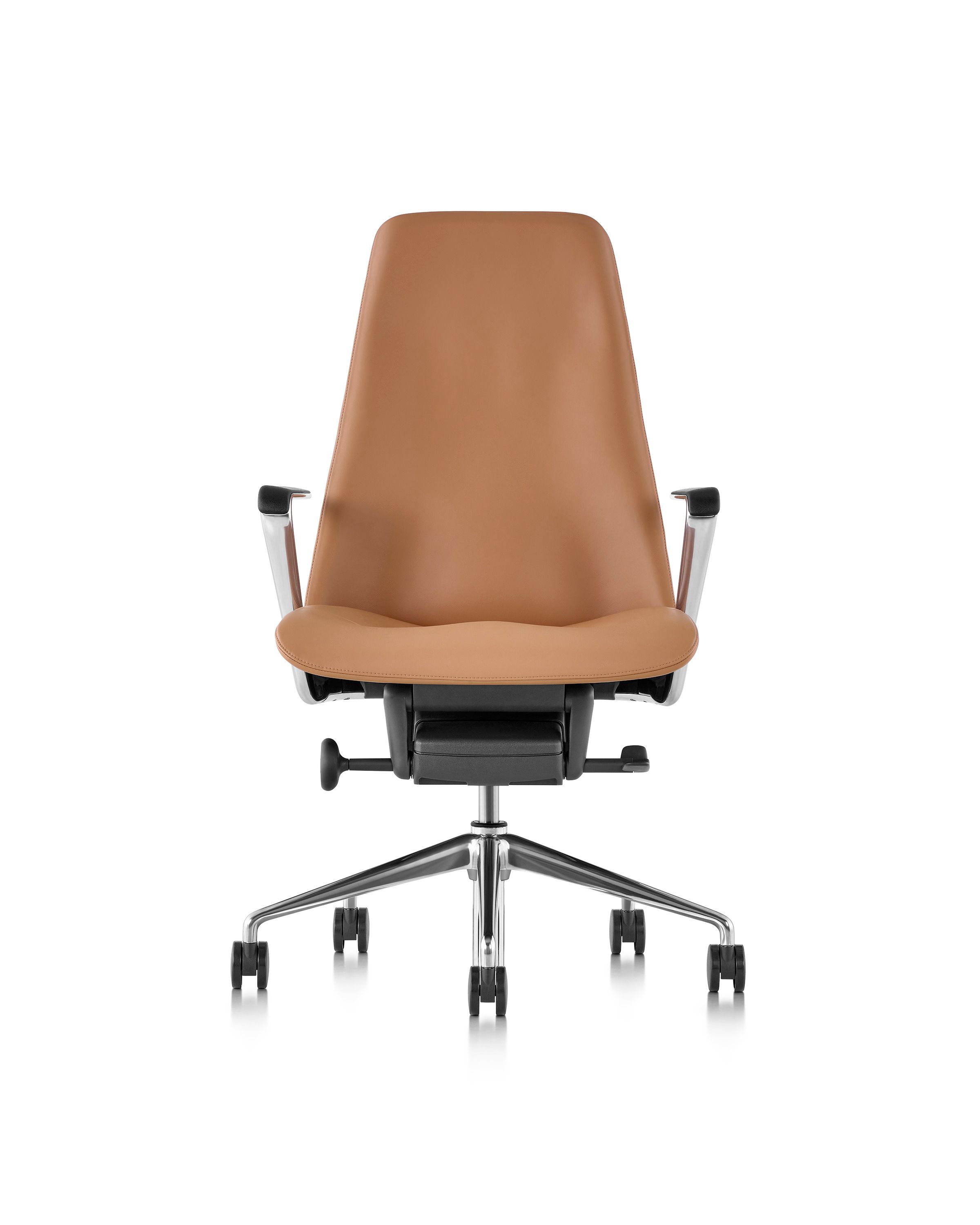 Кожаное вращающееся офисное кресло с высокой спинкой Herman Miller конус ARCH-00106072 - Вид №10