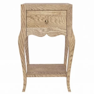 Тумбочка прикроватная для спальни бежевая Villagio FURNITERA  120315 Бежевый;дуб сонома