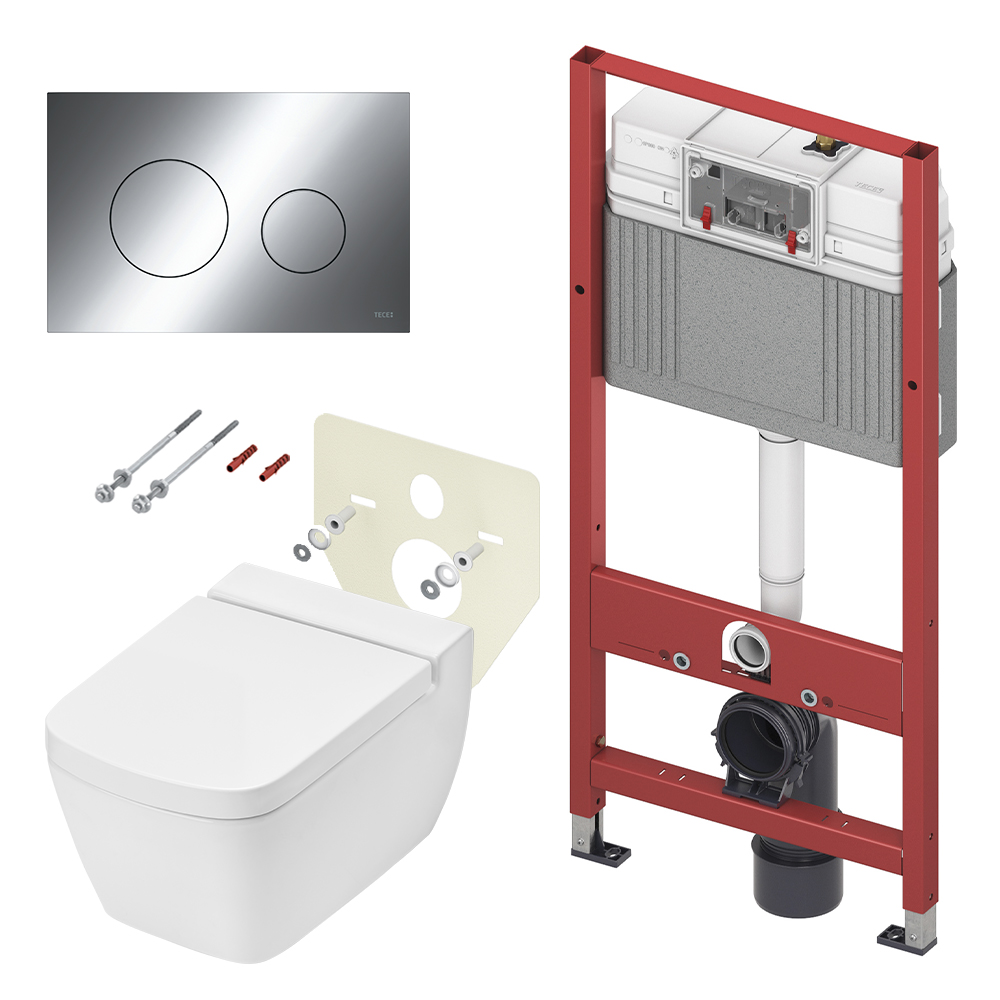 K440921.WC2 Комплекты из инсталляций, панелей смыва и унитазов one Tece 