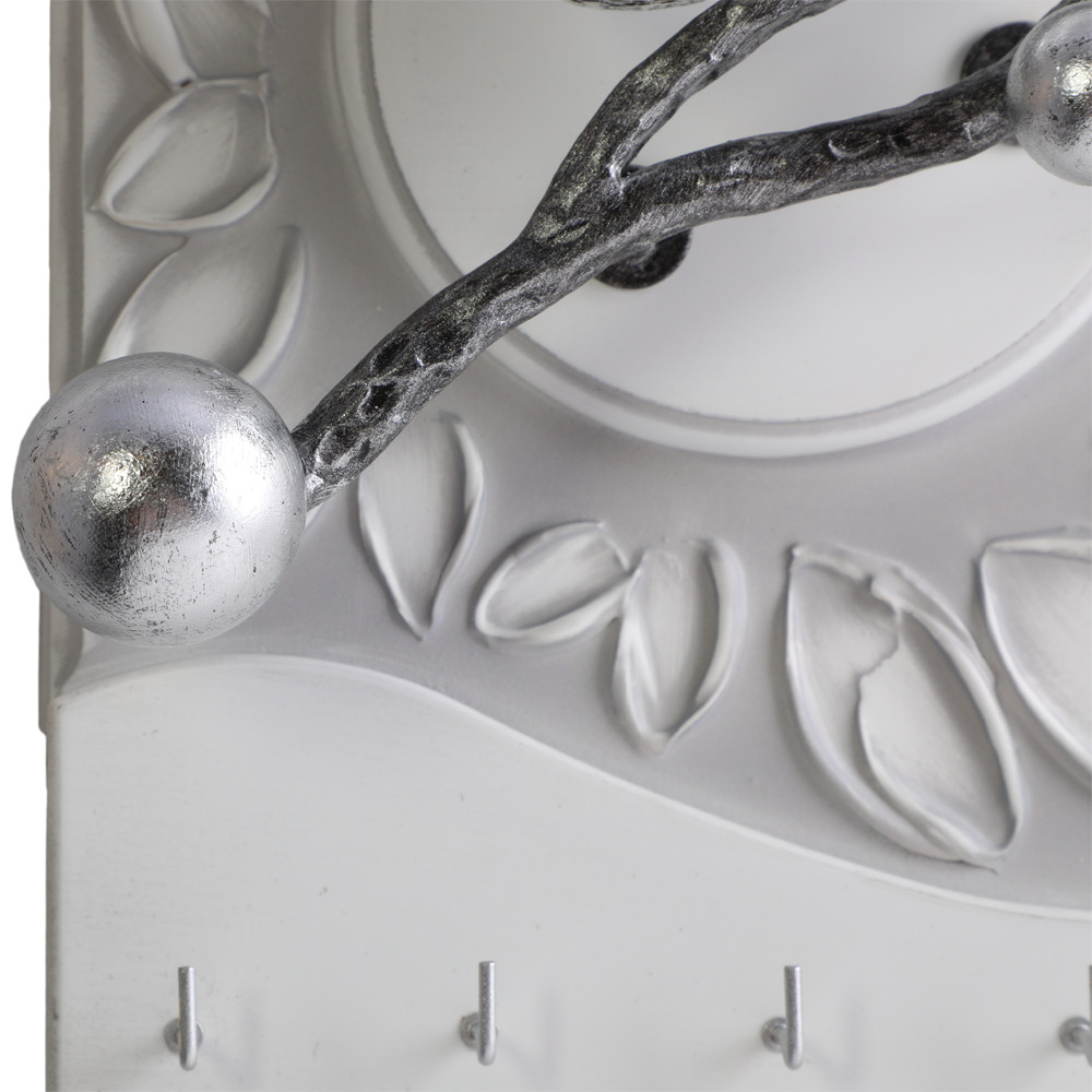 73001 Полка-ключница Терра Бранч Айс Античное Серебро BOGACHO 4627179659547 - Вид №4