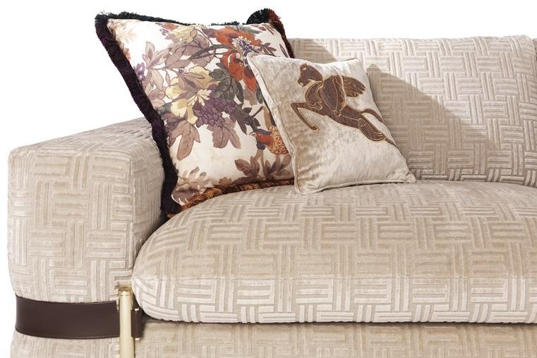 ETRO Home Interiors 3-х местный бархатный диван Madras E.mad.211.a - Вид №2