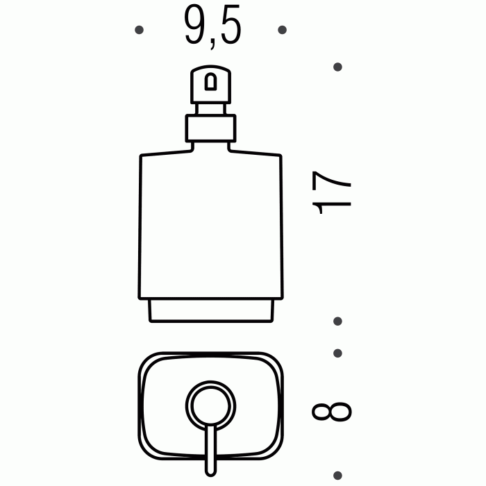 W4281 Дозатор для жидкого мыла настольный COLOMBO TIME Colombo Design - Вид №1