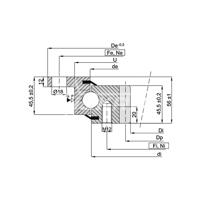 IS1021 ОПУ фланцевая серия ZBL.20.0414.200-1SPTN ISKRA  - Вид №1