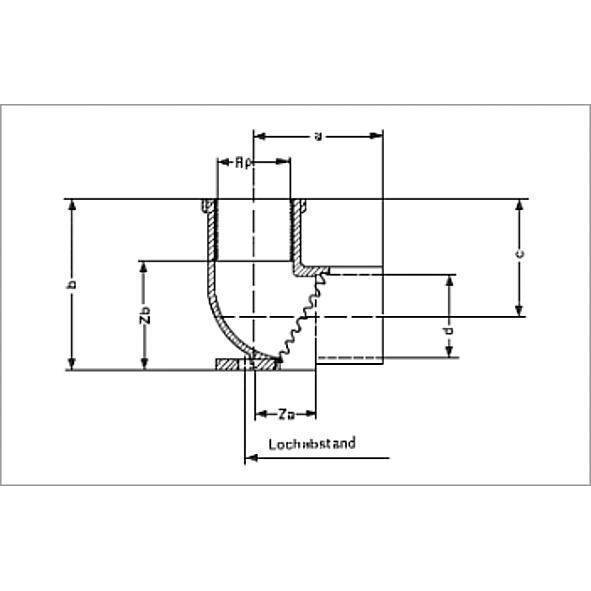 144721812 SANHA 4472G настенная водорозетка, с 2 точками крепежа, бронза 18x1/2 мм  - Вид №1