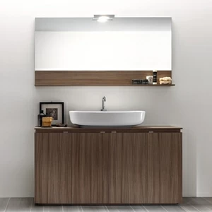 Комбинация ванной комнаты FLY119 в отделке Planet 75 / Venato Caffè MILLDUE FLY