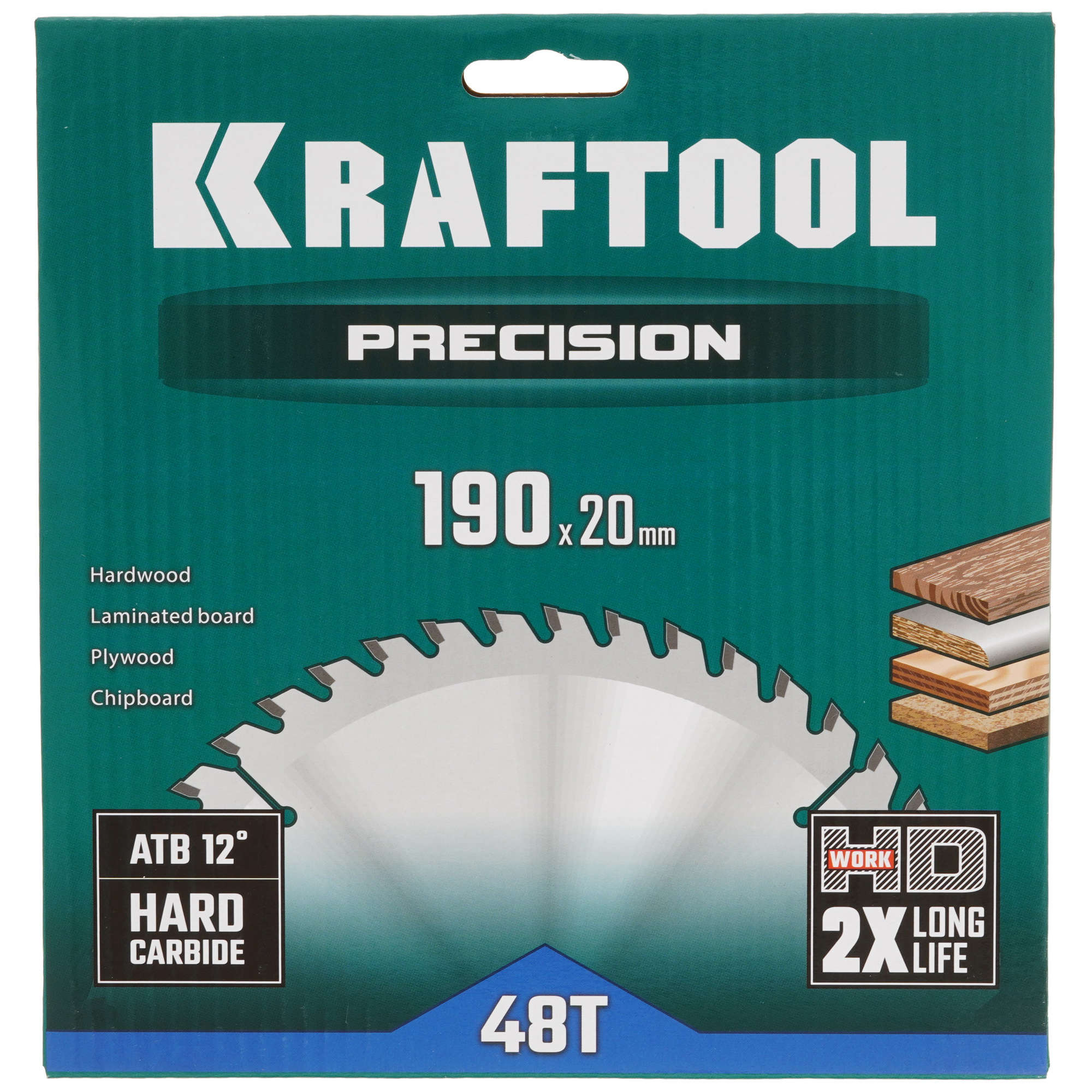 Диск пильный KRAFTOOL 36952-190-20 9107959 STDN-0011290 - Вид №3