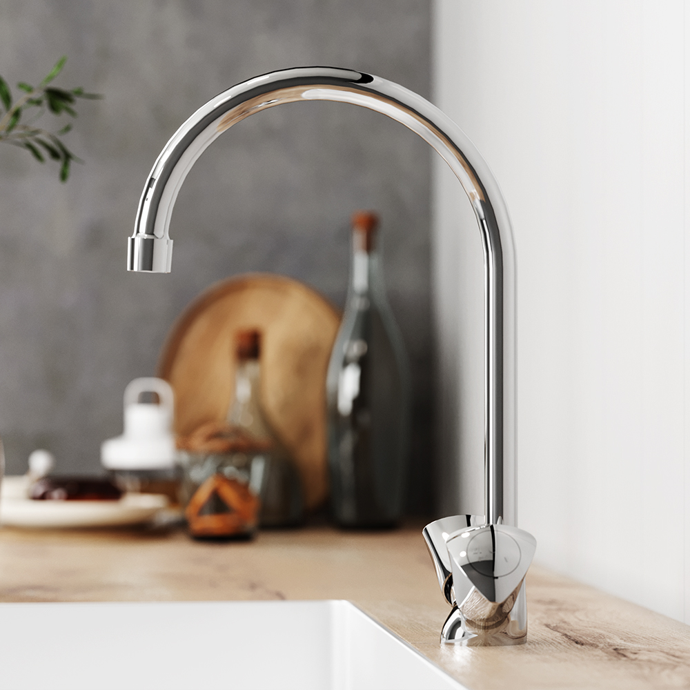 340000000 Смеситель для кухни Damixa Object  - Вид №1