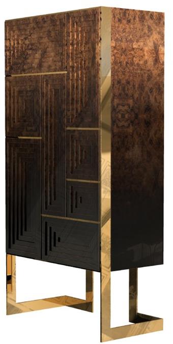 Malabar Комод из фанерованной древесины с распашными дверцами Venezia sun-id-1497677 - Вид №2