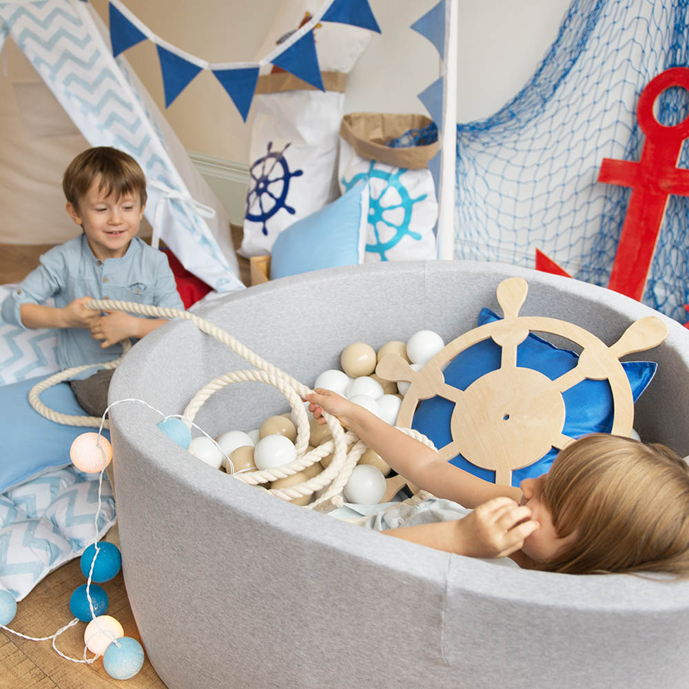 Сухой бассейн для детей бежевый VAMVIGVAM  281492 Бежевый Santreyd  - Вид №2