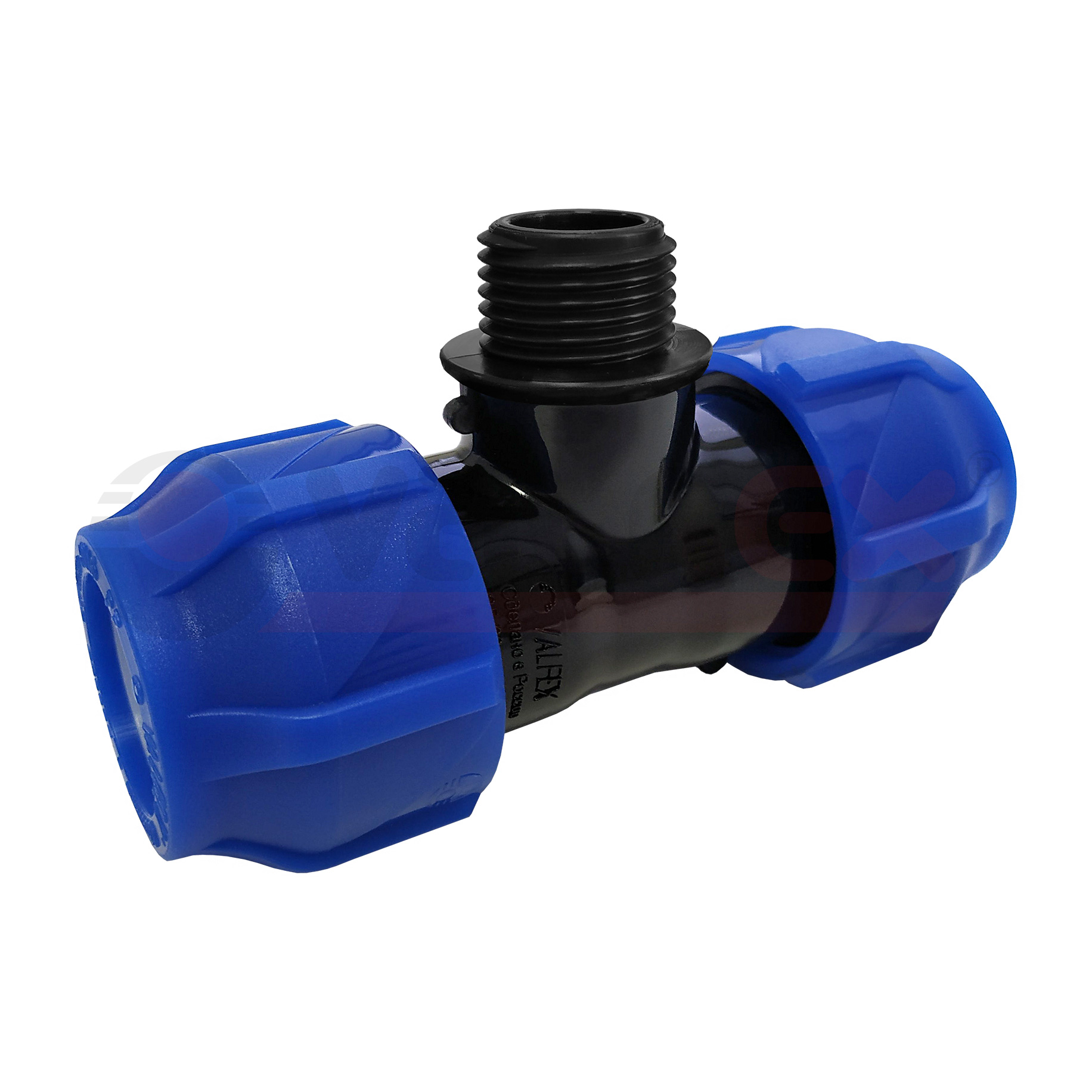 1210022001220 Valfex Тройник компрессионный переходной с наружной резьбой 