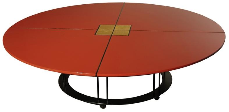 Garbarino Низкий лакированный журнальный столик Aureola Aur cf2 c  - Вид №1