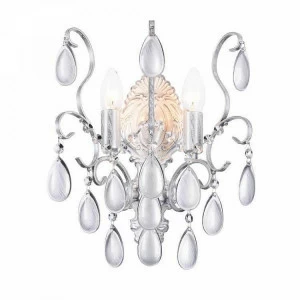 Бра настенное серебристое Freya Chabrol FR2302WL-02S FREYA СВЕЧА 00-3931262 Серебро