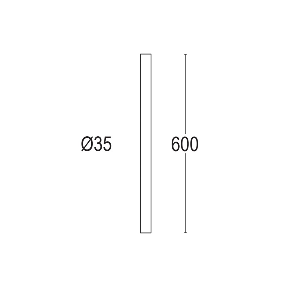 Stelo 00C 600 Ghidini Stelo C .01 Белый (Матовый)  - Вид №3