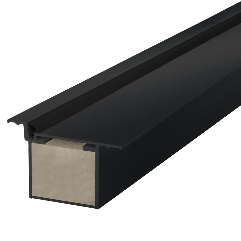 VELLDORIS Invisible - скрытая дверная коробка из алюминия черного цвета 89383039 STLM-1583171