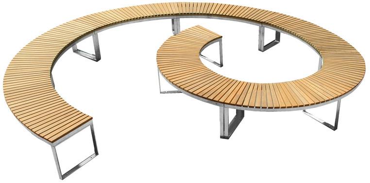 MOBIKA GARDEN Модульная садовая скамейка из тика sun-id-1499124 - Вид №2