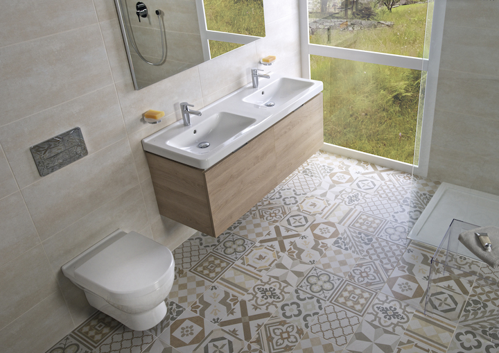 H814420 Подвесная раковина настенная овальная Jika  белая  - Вид №2