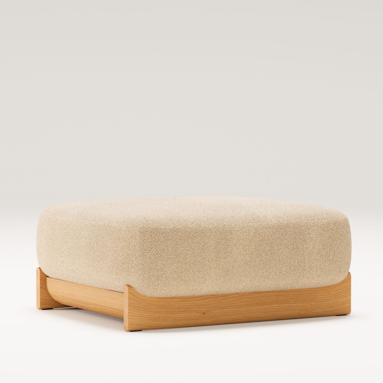 Угловой диван из ткани и дуба с шезлонгом Wewood купол ARCH-00078986 - Вид №9