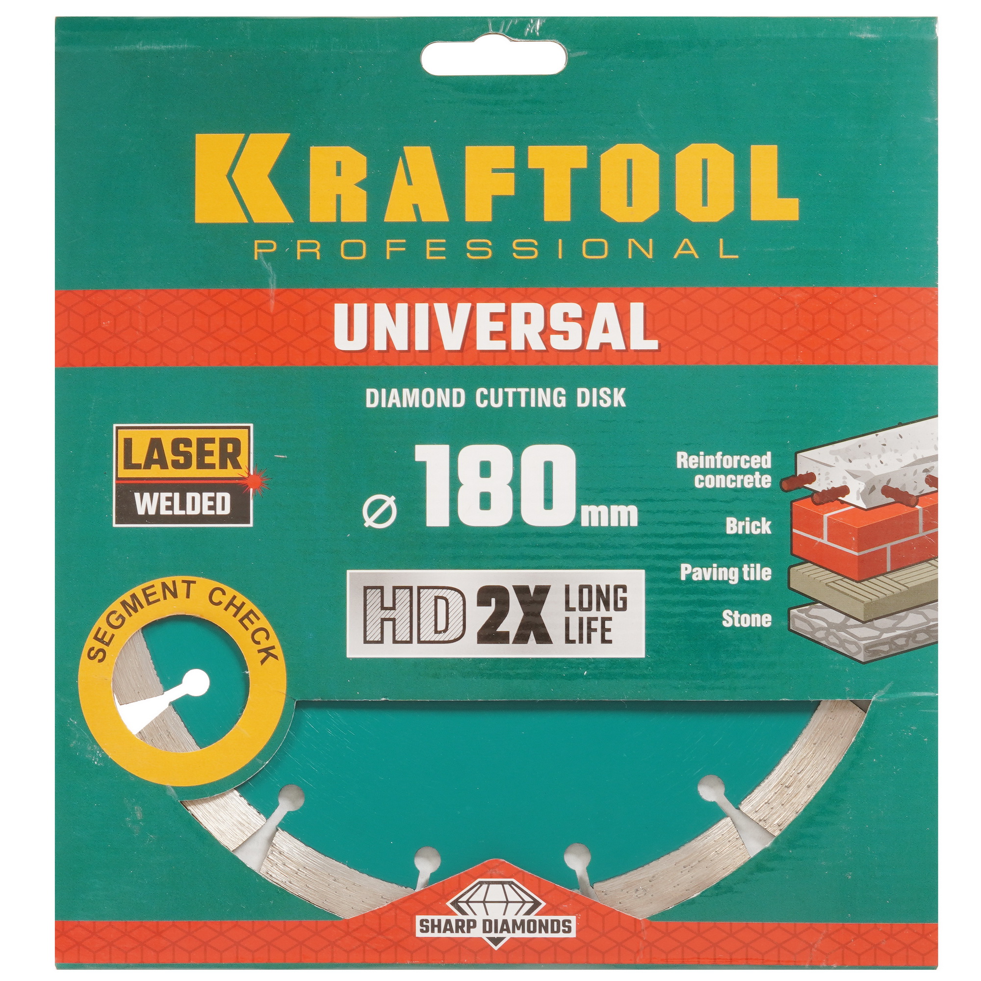 Диск алмазный KRAFTOOL UNIVERSAL 36680-180 5308004 STDN-0042781 - Вид №2