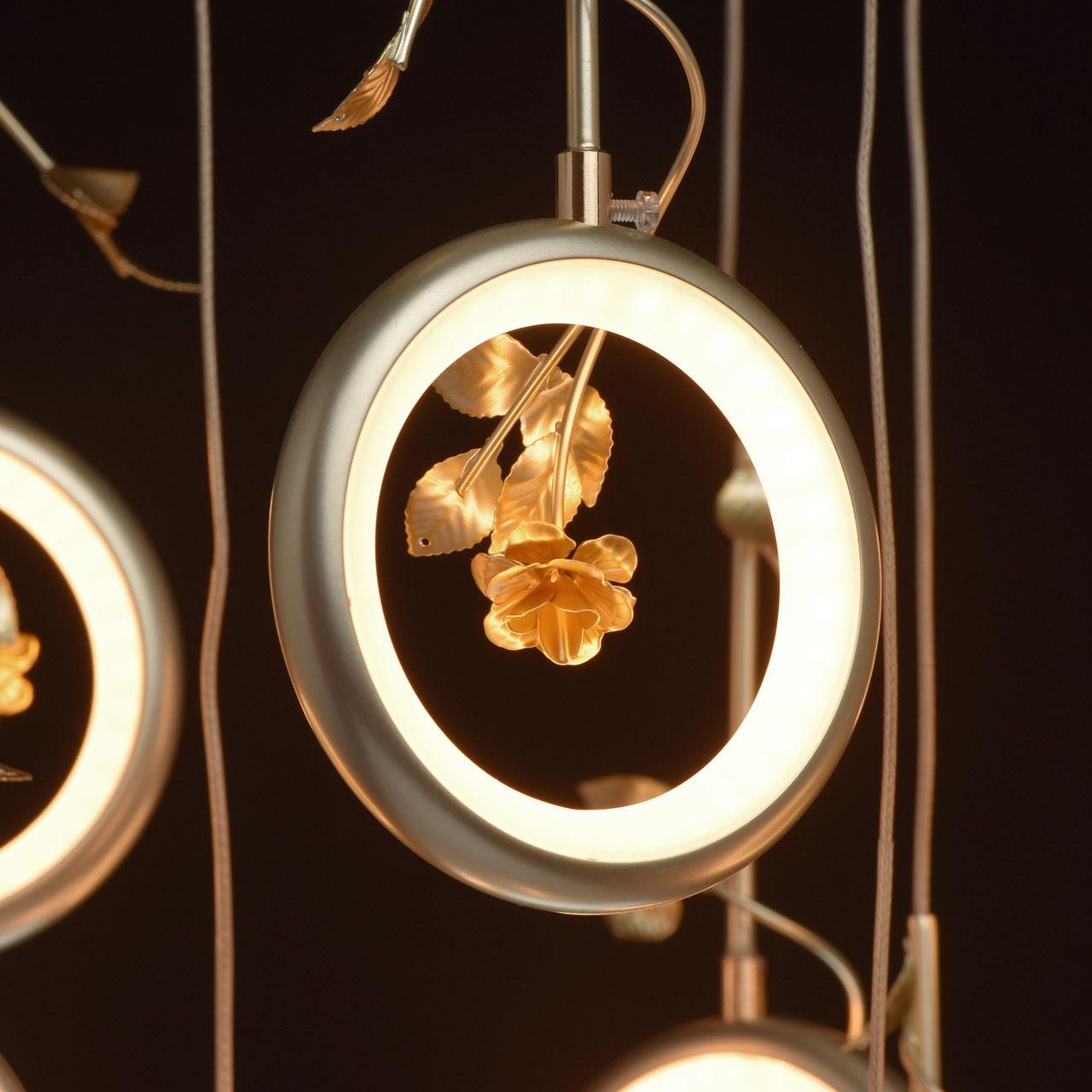 Подвесная люстра MW-Light Ивонна 3 459011309 MW-LIGHT ДИЗАЙНЕРСКИЕ, ИВОННА 285788 Белый  - Вид №3