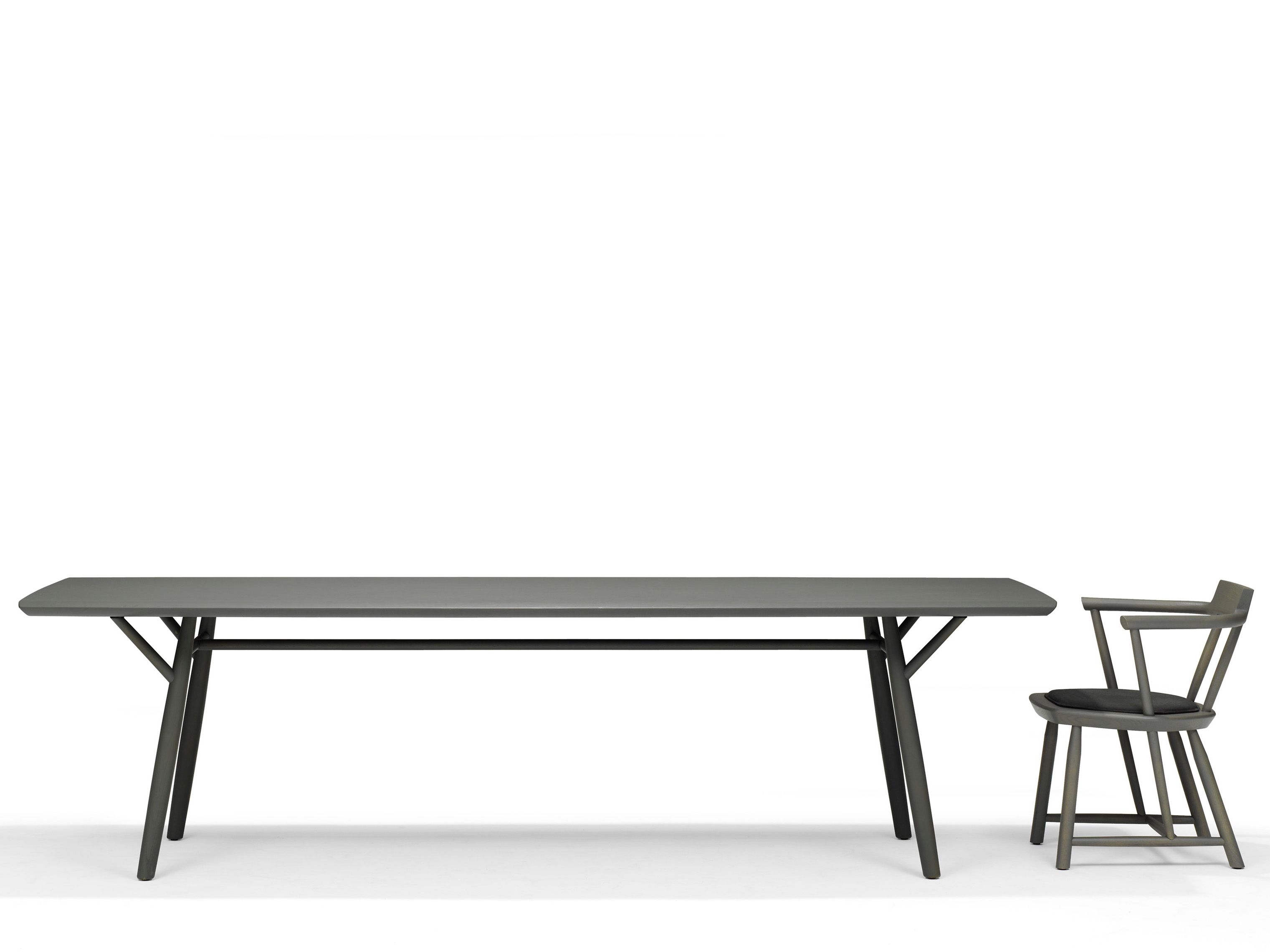 Прямоугольный обеденный стол из массива дерева Linteloo Oiseau ARCH-00138453 - Вид №2